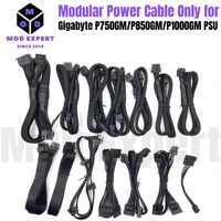 Cable Modular para Gigabyte P750GM, P850GM, P1000GM PSU Modular, GPU PCIe 8Pin 6+2Pin, CPU 4+4Pin, SATA Molex IDE 4Pin, ATX 24Pin