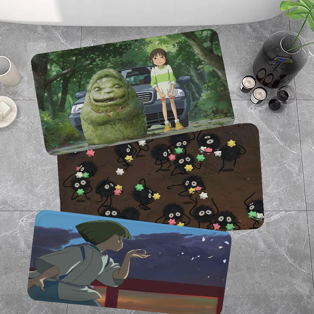 S-Spirited Away Floor Mat Rectangle Anti-slip Home Soft Badmat Front Door Indoor Outdoor Mat Hotel Decor Mat
