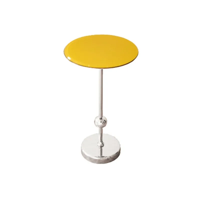 

Sofa Bedside Small Coffee Table Modern Minimalist Creative Mini Small Table Removable Stainless Steel Glass Coffee Table