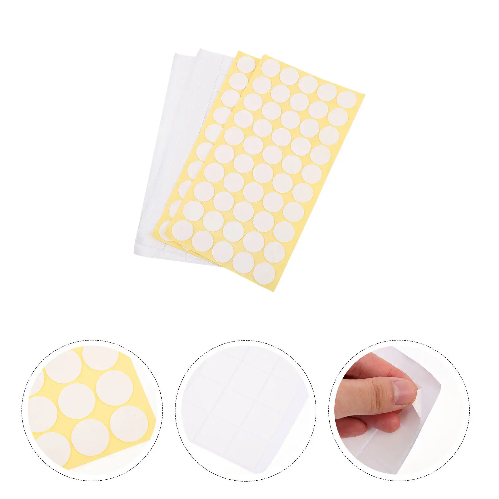 200Pcs Double Sided Adhesive Dots Traceless Wall for Crafts Photos Balloons Posters Wedding Decor Gift Packaging
