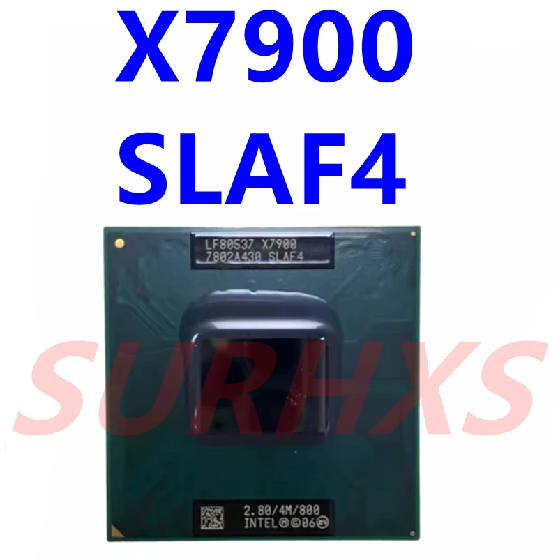 Procesador de CPU X7900 SLAF4 Core 2 Duo Extreme 4M 2.80G 800MHz Procesador de computadora portátil PM965