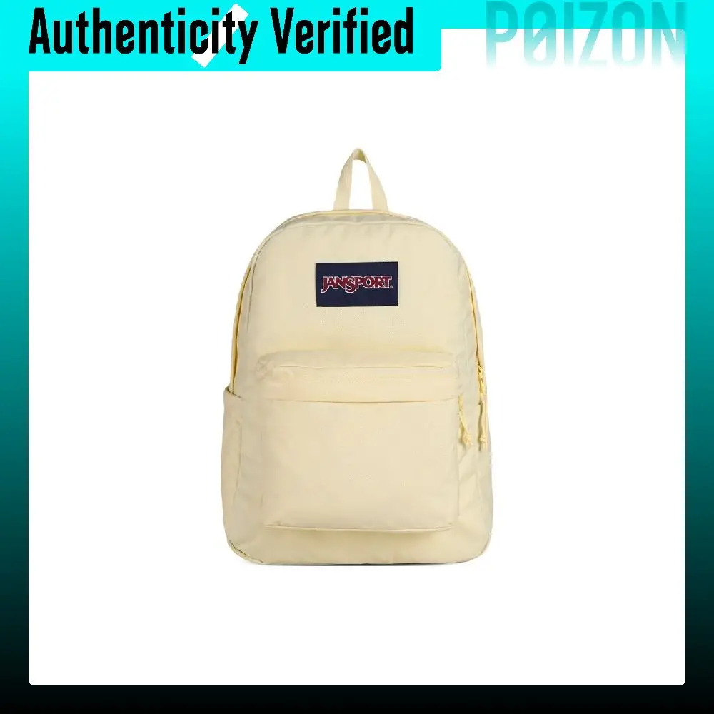 JanSport 4QUE Fabric Students Backpack Regular Women's Cream Yellow JS0A4QUEDMZ