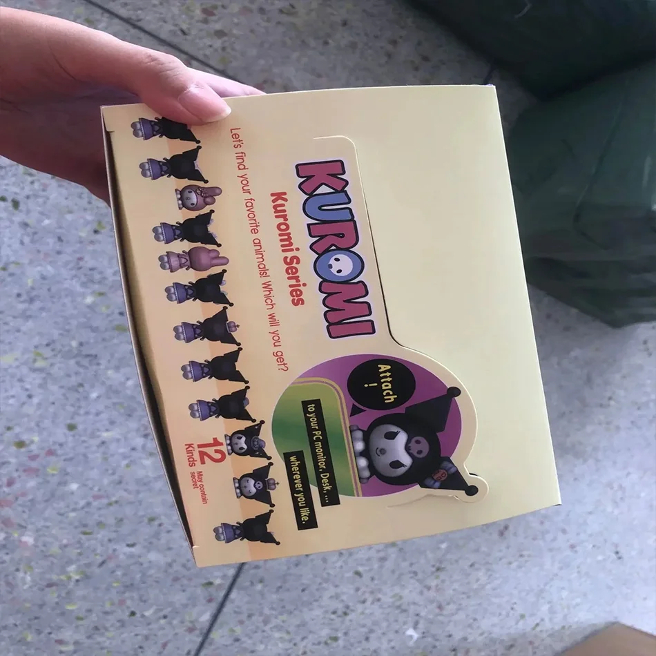 ซานริโอ คุโรมิ ซีรีส์เซอร์ไพรส์กล่องคริสต์มาสกล่องปาร์ตี้มินิอะนิเมะตุ๊กตาของเล่นเด็กคริสต์มาสของขวัญ