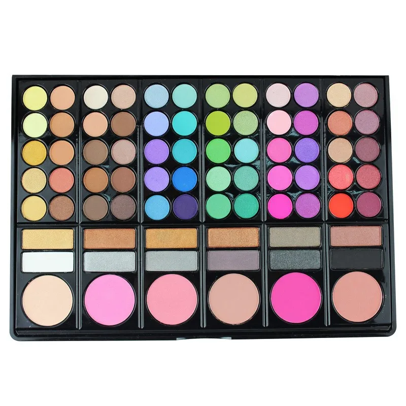 Makeup Set for Women 78 Color Eye Shadow Pearlescent Matte Glitter Shimmer Luminous Eyeshadow Powder Sequins Eyeshadow Palette