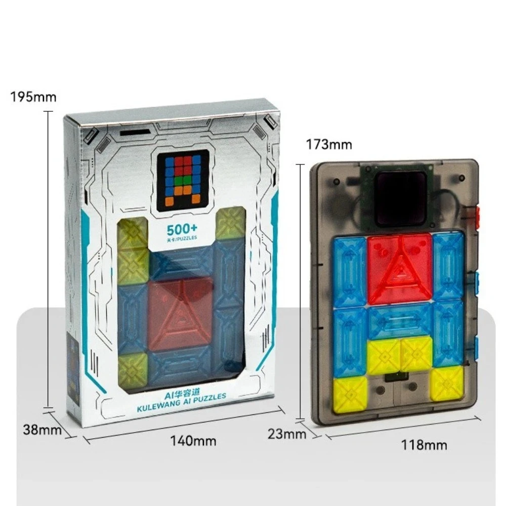 Blocco scorrevole Blocco di aspirazione magnetico Puzzle 500+ livelli Formazione del pensiero logico Gioco di sfida del puzzle Huarong Road