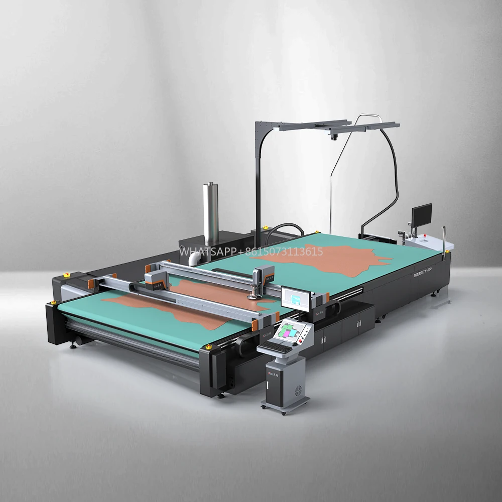 Prezzo di fabbrica automatico della tagliatrice per tappeti per mobili in pelle PU per coprisedili per auto