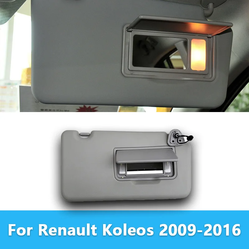 For Renault Koleos 2009-2016 Interior Sun Visor Sunvisor With Makeup Mirror