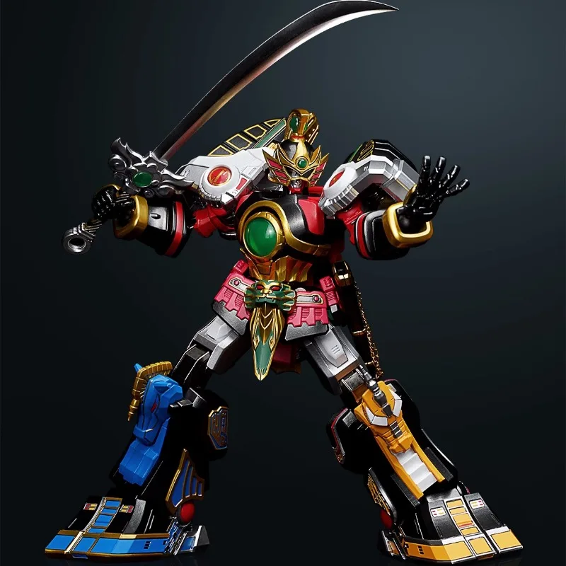 In Stock Rangers Thunderzord Raptorzord Action Figure Alloy Finished Movable Doll