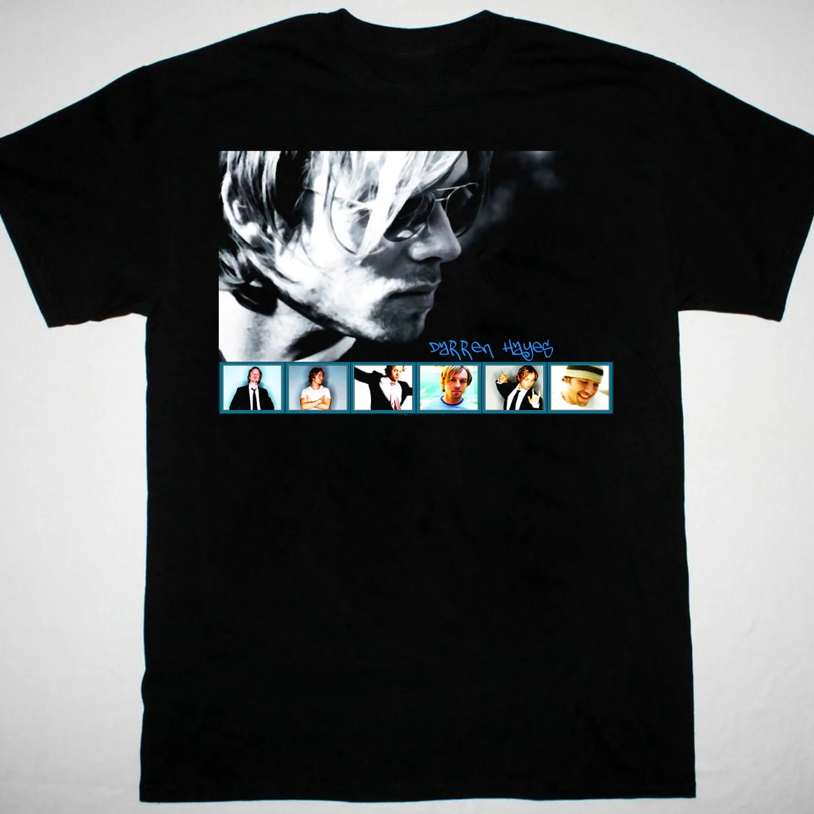 retro Darren Hayes collage T-shirt Black short sleeve S to 5Xl 1F615