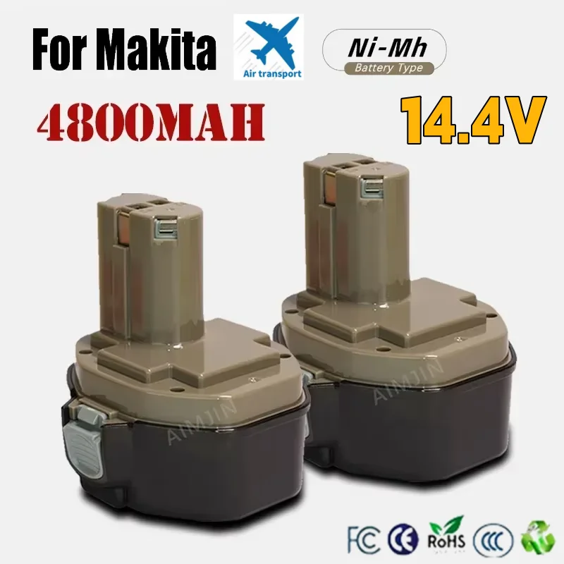 

original 14.4V NI-MH 4800-12800mAh Replacement Battery for Makita Battery 14.4V PA14 1420 1422 1433 1434 1435 1435F 192699-A