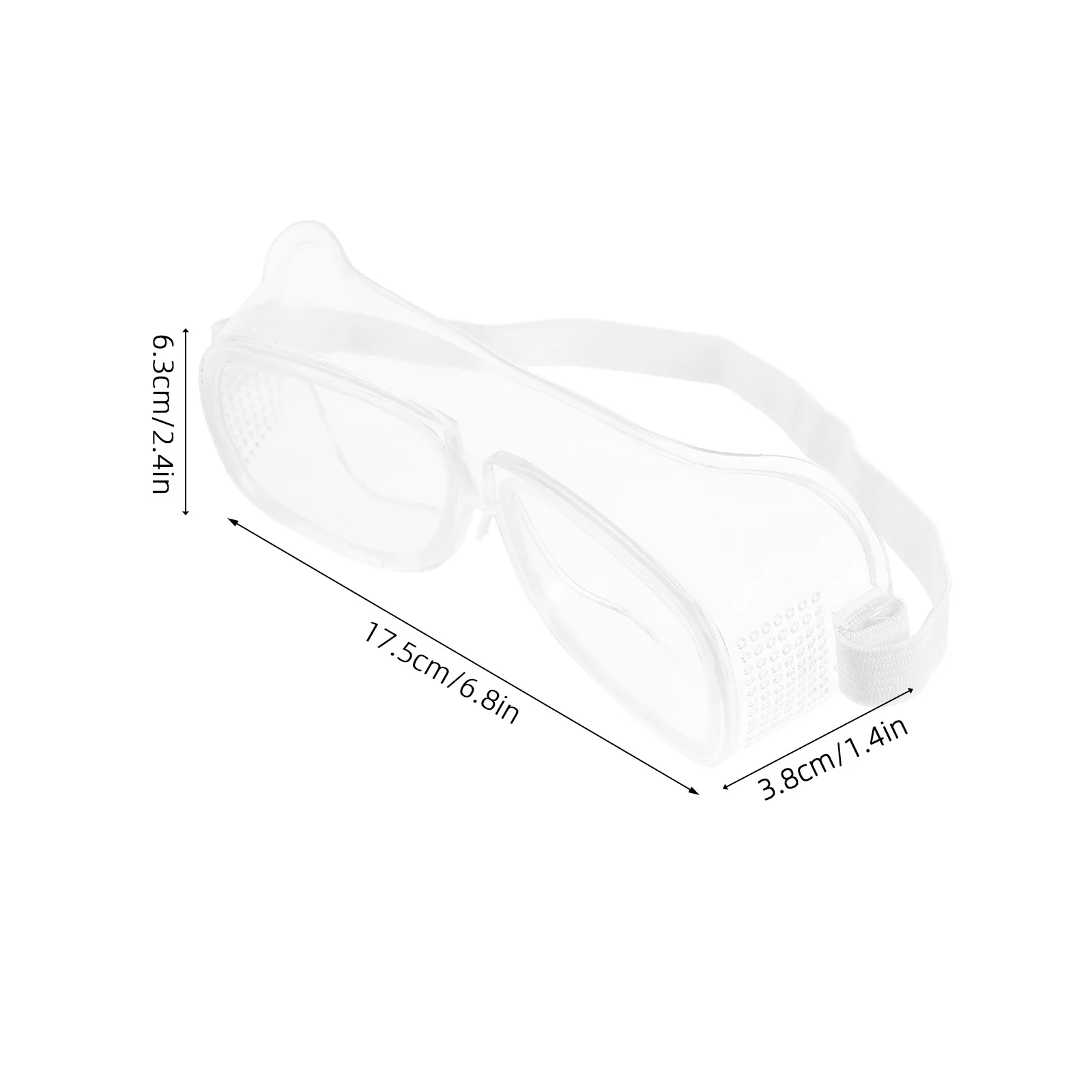 4 قطعة نظارات مختبر مقاومة للرذاذ مع إطار ناعم عالي الشفافية نظارات واقية للعلوم والكيمياء للاستخدام الصناعي والغبار