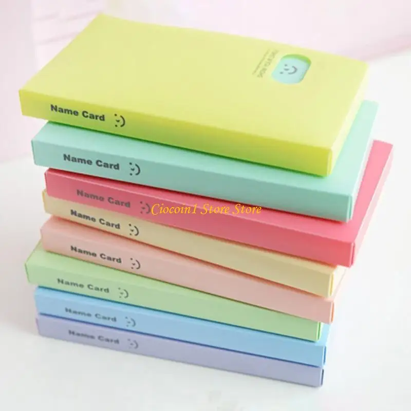 A3PC 120 Pockets Business Card Book Credit Holder Name Card Picture Photo Album Collection Storage for Case Keeper