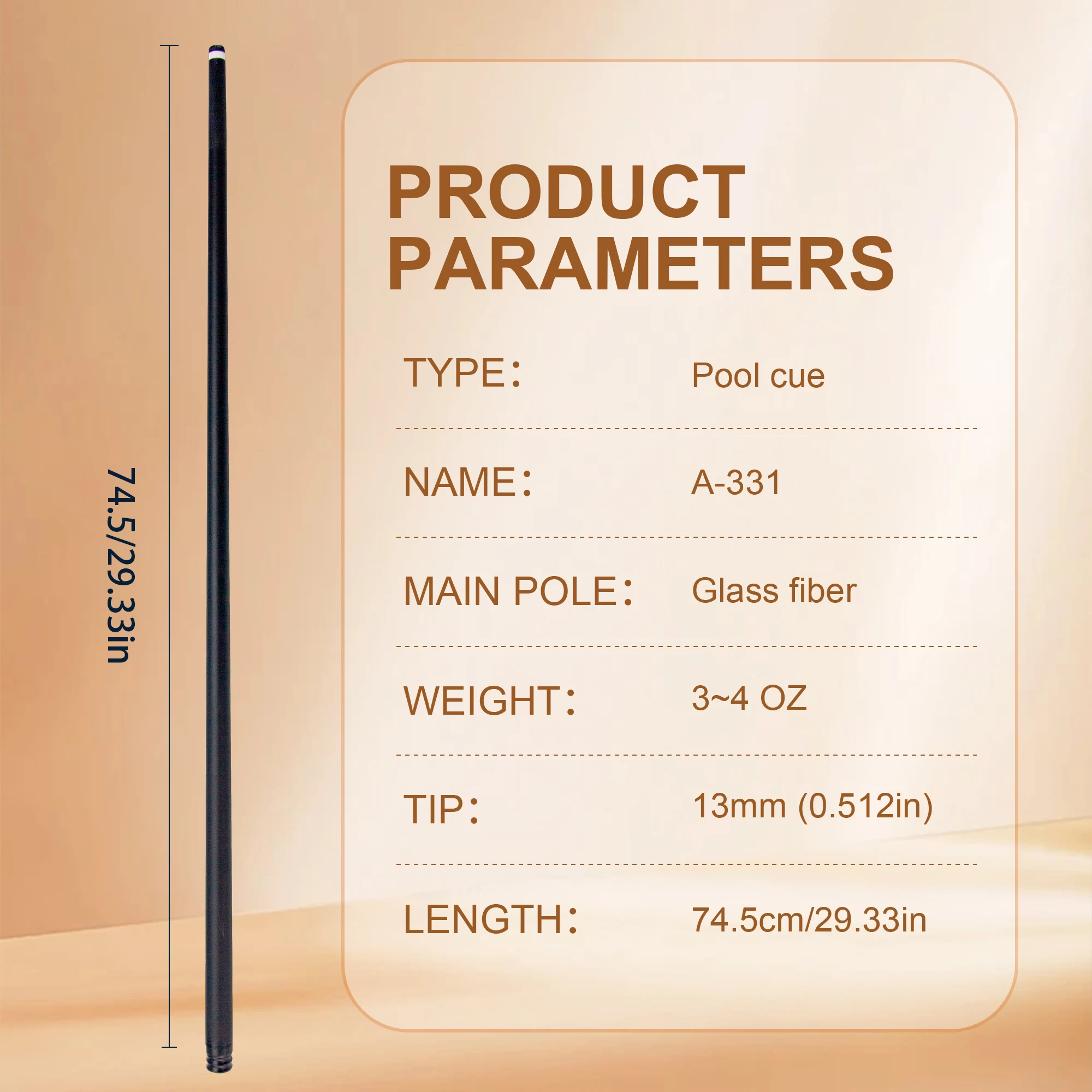 Design a punta forelimb13mm in fibra di vetro compatibile con varie marche di aste interfaccia lenta a otto denti durevole e leggero