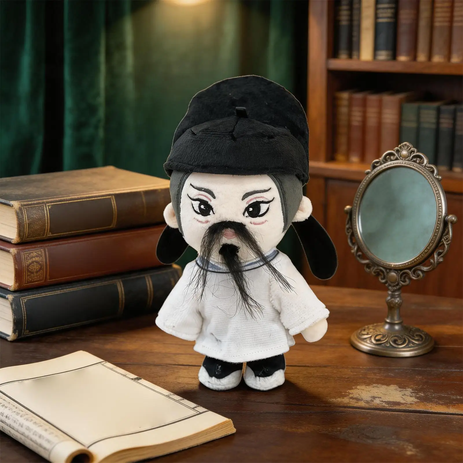 

Cartoon Plush Figure Soft Poet Li Bai Stuffed Doll Li Bai Poet Plush Dolls For Family Friends Boys Girls Nursery Home School
