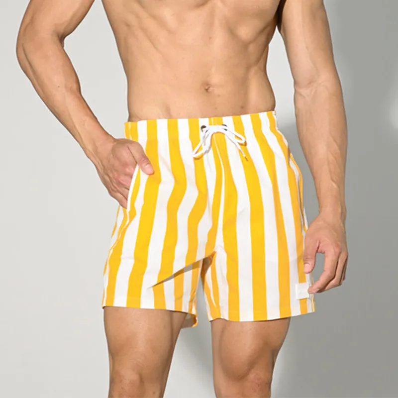 Desmiit Badeshorts für Herren, Boardshorts, Bermuda, Surf- und Schwimmshorts, Herren-Badebekleidung, Sommer, Strand, Fitnessstudio, schnelltrocknende Badehose. – Detail 3