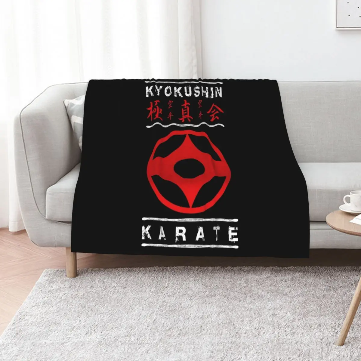 Kyokushin Karate (white text) Throw Blanket For Baby Soft Big Bed Luxury Thicken funny gift Blankets