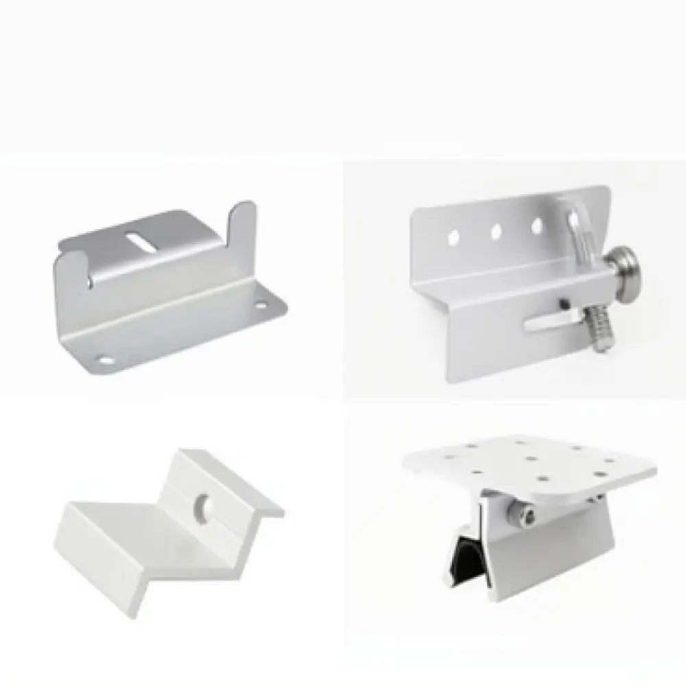 Adjustable Aluminum Front Feet For Solar Panel Mounting On Corrugated Metal Roofs Weatherproof PV Module Support Base