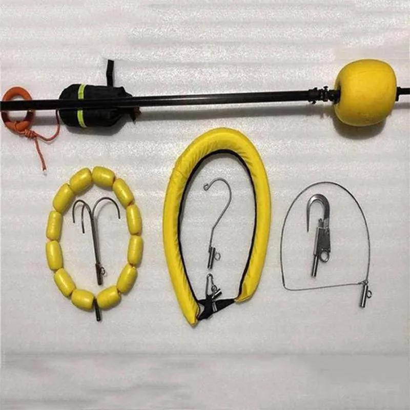 Multifunctional water rescue rod Long-distance life pole
