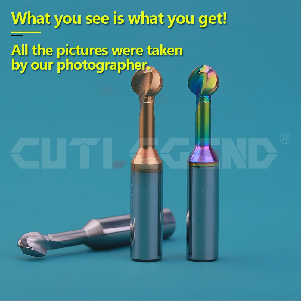 

Ball T Shape Cutter Solid Carbide 3D End Mill R2 R3 R4 R5 R6 For Steel Aluminum Lollipop Ball Nose Milling Cutter Rounded T Mill