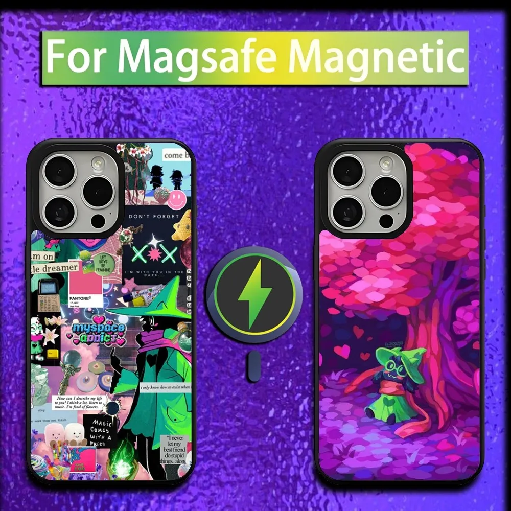 Ralsei Deltarune Phone Case For iPhone 16,15,14,13,12,11,Plus,Pro,Max,Mini Magsafe Magnetic Wireless Charging