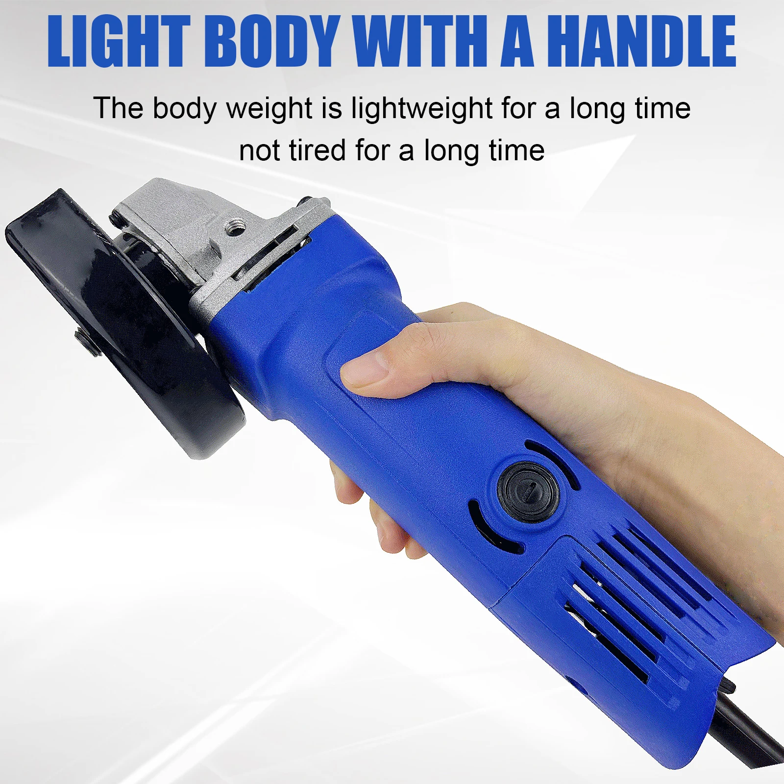 Electric Angle Grinder 115mm Brushless Mini Angle Grinder Corded Grinder Tool,Great for Sanding Cutting,Grinding,Polishing