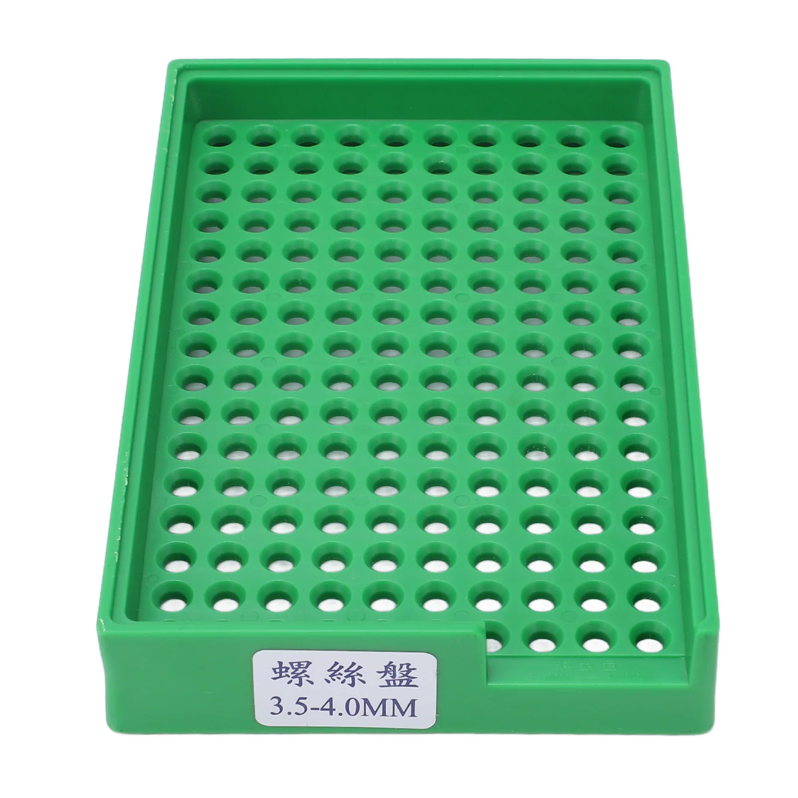 Screw Holder Tray Screw Tray PP Slotted Storage Holder 3.‑4.0mm 160 Holes Anti Static  for Work Screw Tray