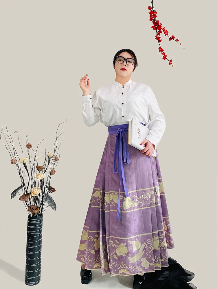 Imagem -06 - Vestido em Tamanho Grande Hanfu para Mulheres Saia Sólida Solto Tamanho Grande Roupas de Verão Moda 5xl 2024