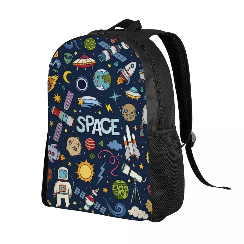 3D Print Space Universe Sun Planet Backpack for Boys Girls Astronaut Spaceship School Travel Bags Bookbag Fits 15 Inch Laptop