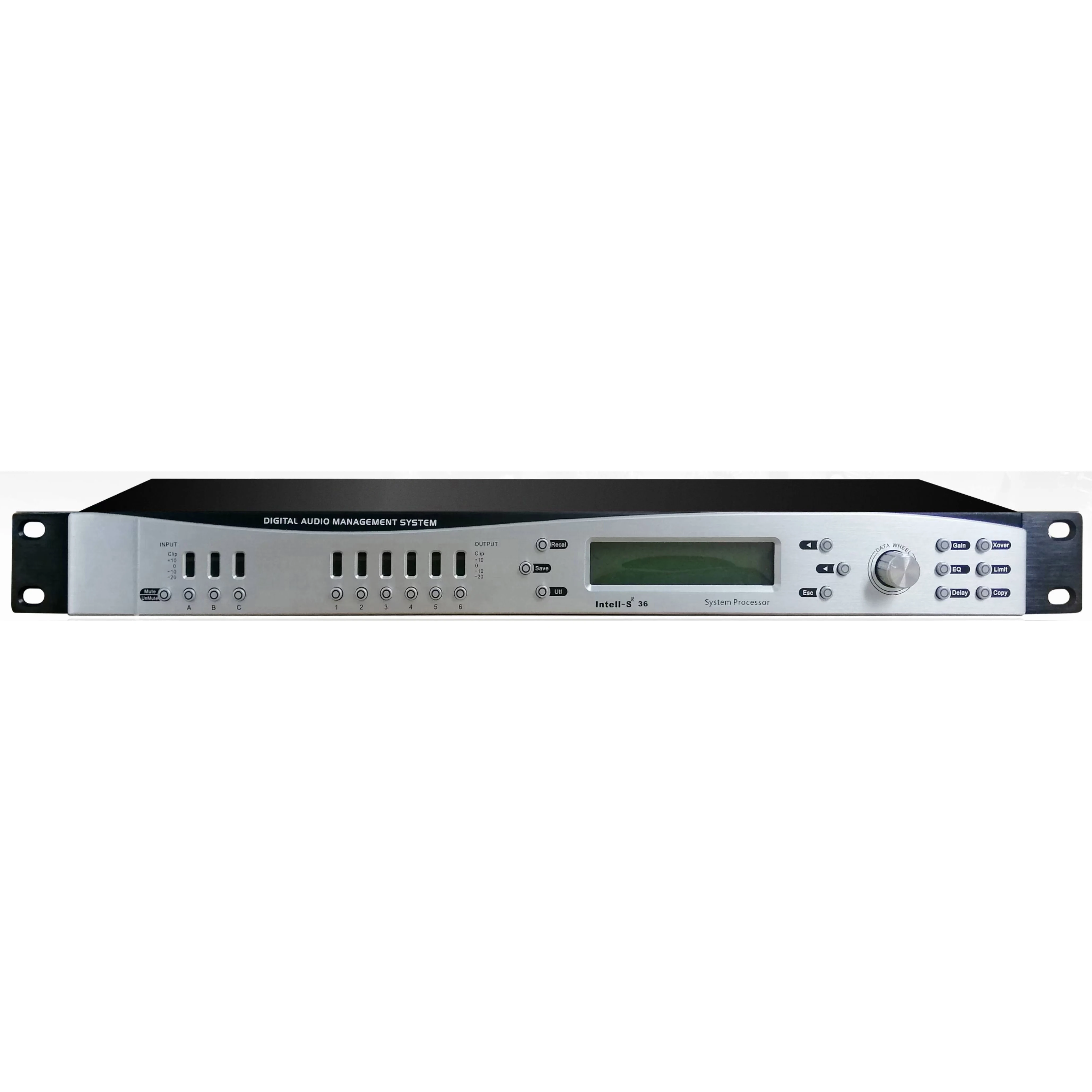 DP36 3 In6Out Pro Audio Outdoor Digital Crossover Processor All-In-One Matrix System Equalizer Delayer Metal Shell App Control