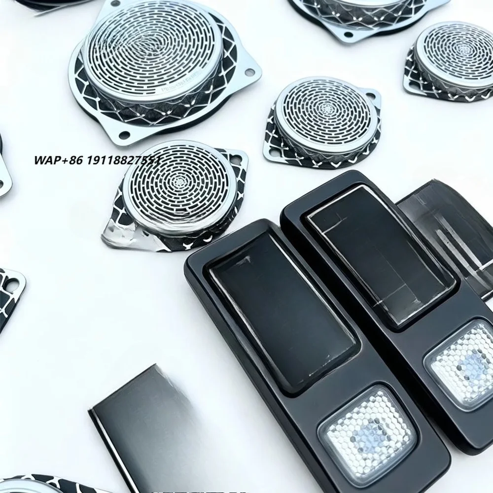 

Rolls-Royce Horn Cover Silver Black With High Horn Cover Phantom of Gust Can Be Upgraded BB Version of Theblack Logo 51467487807