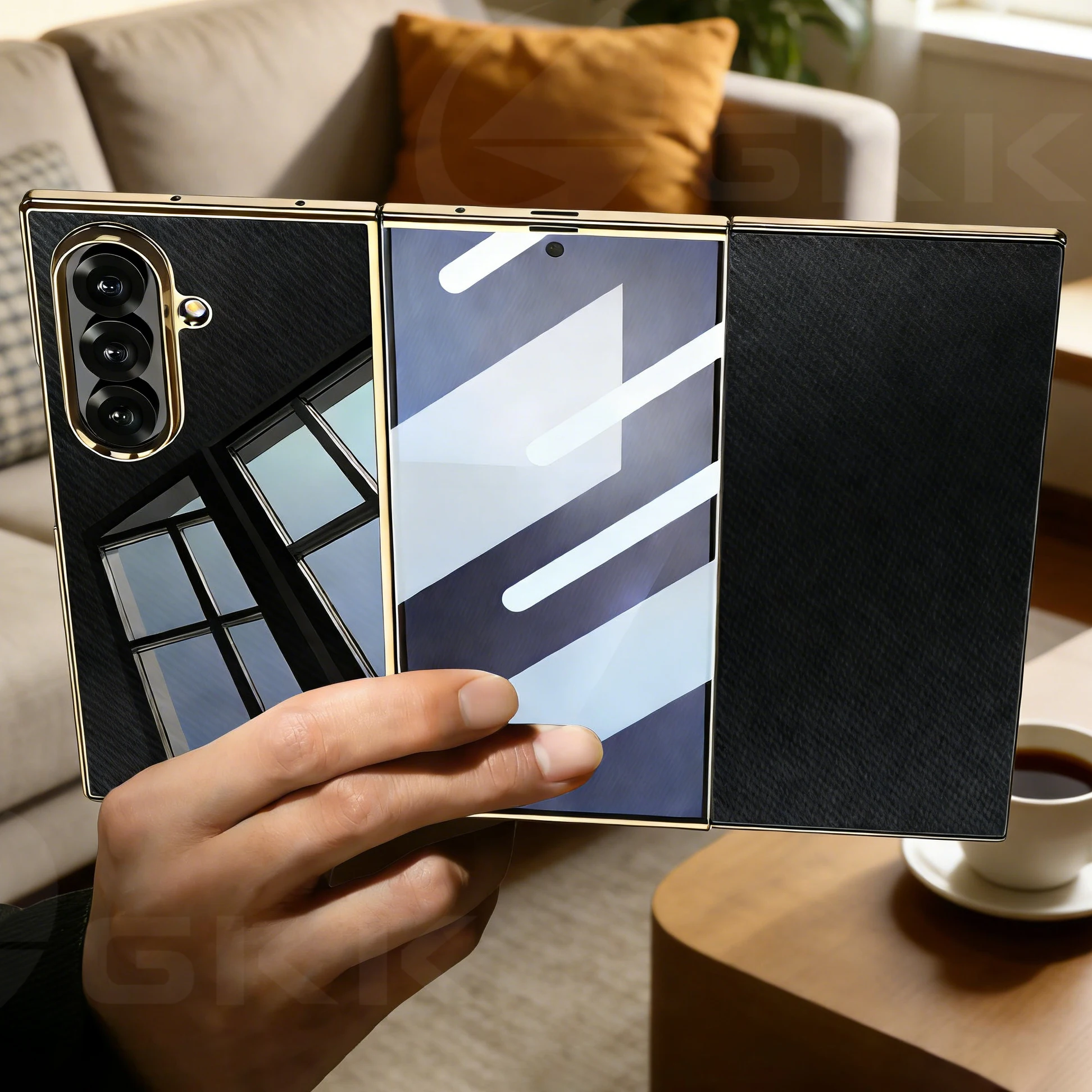 

Ultra-thin Clear Plating Case For Samsung Galaxy Z Trifold Front Screen Glass Plastic Protective Cover For Galaxy Z Trifold Case