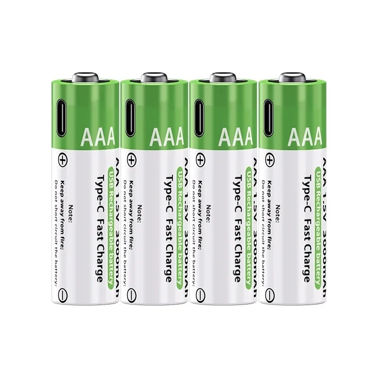2026 NEW Lithium-Ion Battery Type-C Rechargeable High-Capacity AA&AAA Battery For Remote Control, Mouse, Electric Toys