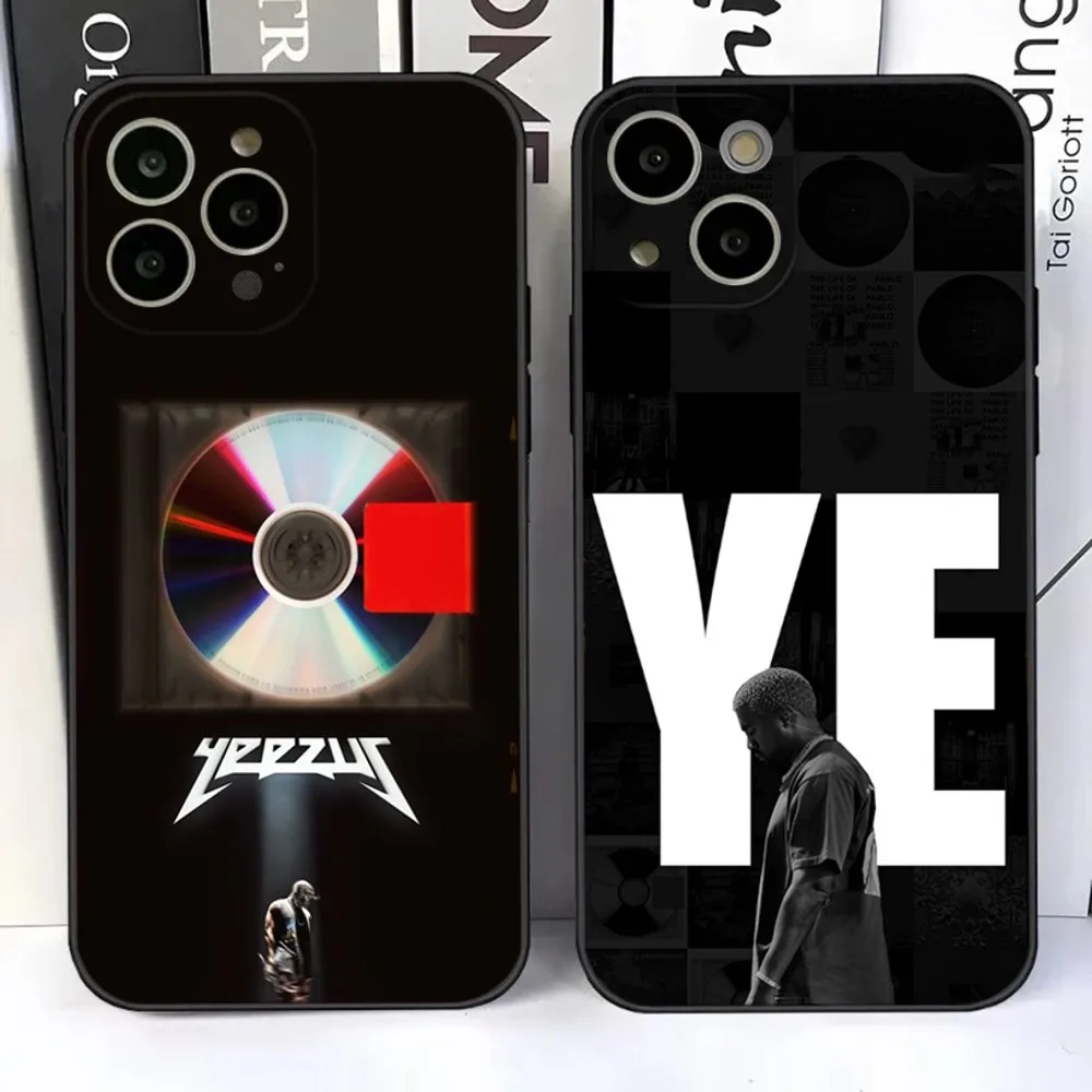 Rapper Kanye West 2024 Phone Case For iPhone 15,14,13,12,11 Plus,Pro,Max,XR,XS,X,7,8 Plus,SE,Mini Silicone Soft