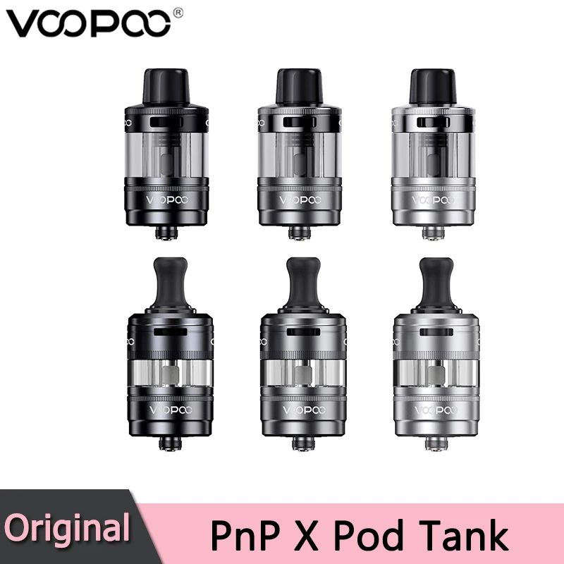 Original VOOPOO PnP X Pod Tank 5ml DTL MTL Atomizer Fit  PnP X Coil For E Cigarette Drag S2 / Drag X2 Kit