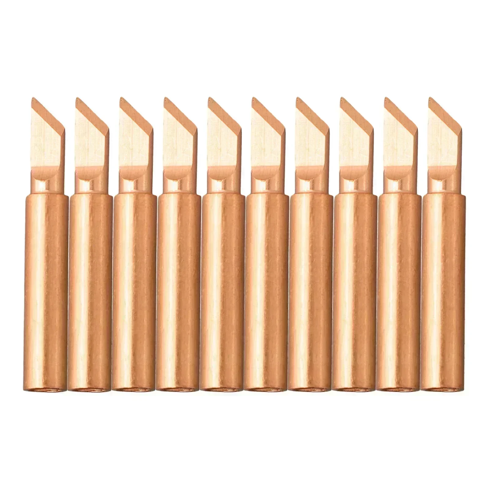 10pcs/pack Soldering Iron Tip Versatile Copper Soldering Iron Tips 900M T K Perfect For Various Electronic Repairs