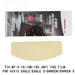 Anti Fog Film for MT-V-18/18B/18C Shield for AXXIS DARKEN DARKENS S EAGLE EAGLE SV Helmet Anti Fog Film