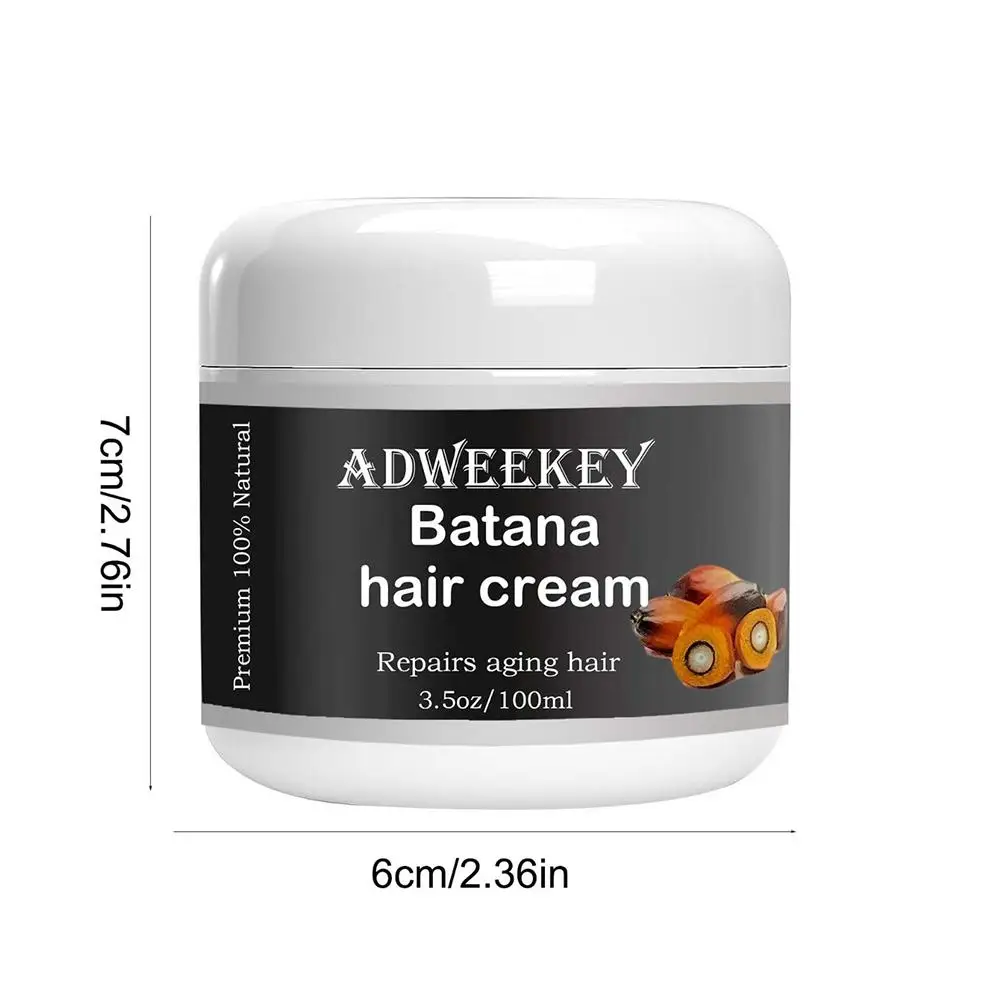 Óleo de Batana para o Crescimento do Cabelo, Tratamento Anti Queda de Cabelo, Creme Hidratante, Cuidado do Cabelo Seco, Essência Natural, Aliviando, 100g