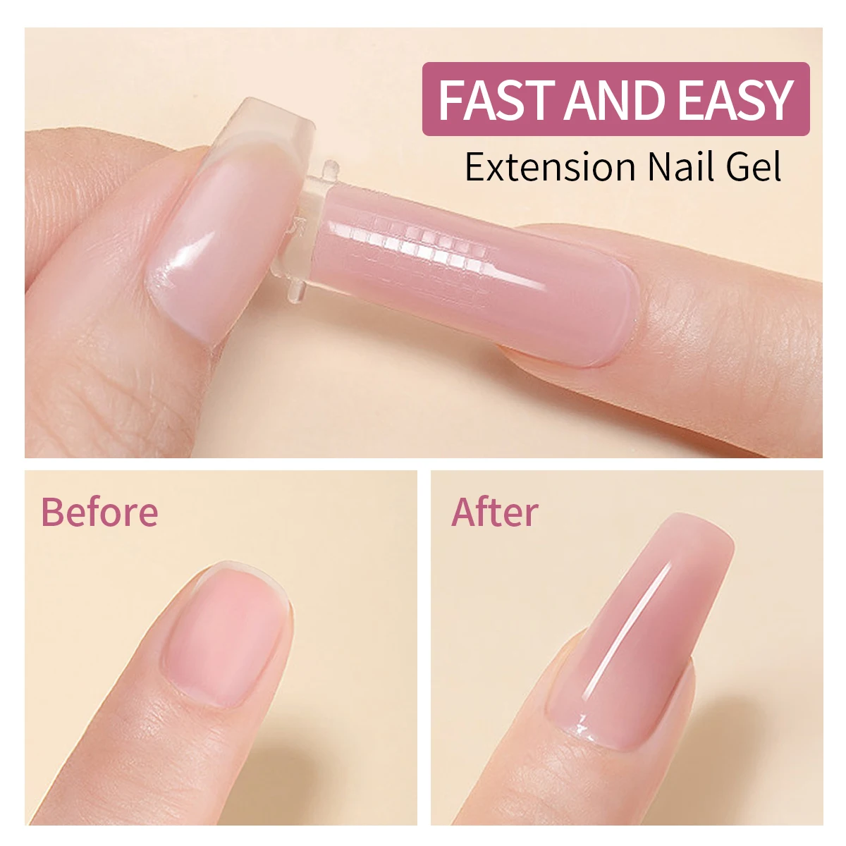 LIMEGIRL Nagel-UV-Nagellack-Gel-Set für Maniküre, schnelle Verlängerung, Glitzer, Nagelbau, Fingerspitze, UV-Gel-Set, Werkzeug, Design, Kunstbedarf