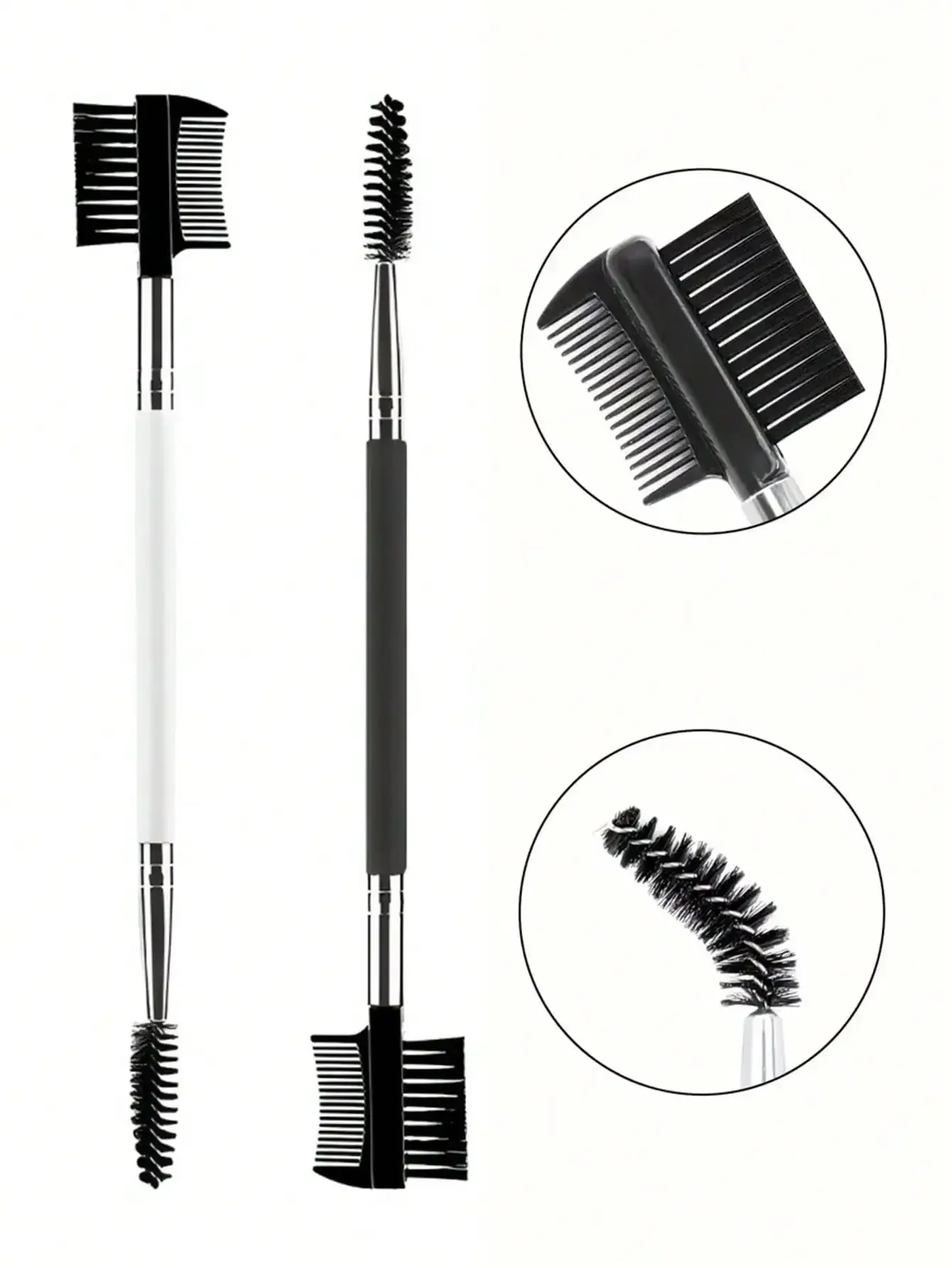 

300 Pack Disposable Spoolies Brushes Sets Mascara Wand Lip Brushes Bamboo Pole - Shaped Handle Cotton Swab For Eyebrow Eyelash Extension Tattoo Lipstick Applicator(Purple)