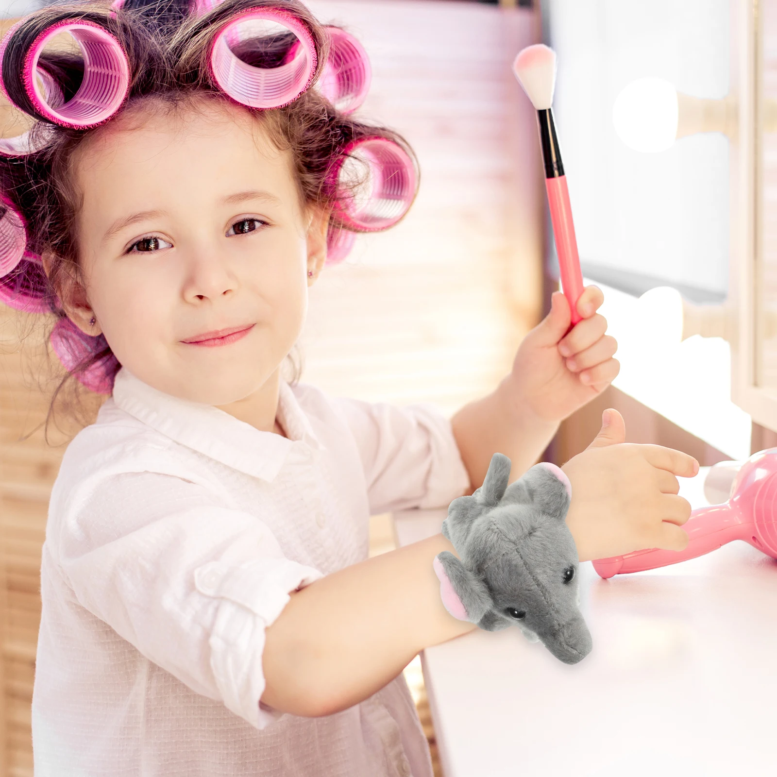 

2Pcs Cool Animal Pattern Slap Bracelets Child Friendly Smooth Edges Perfect for Kids Parties School Events Gifts