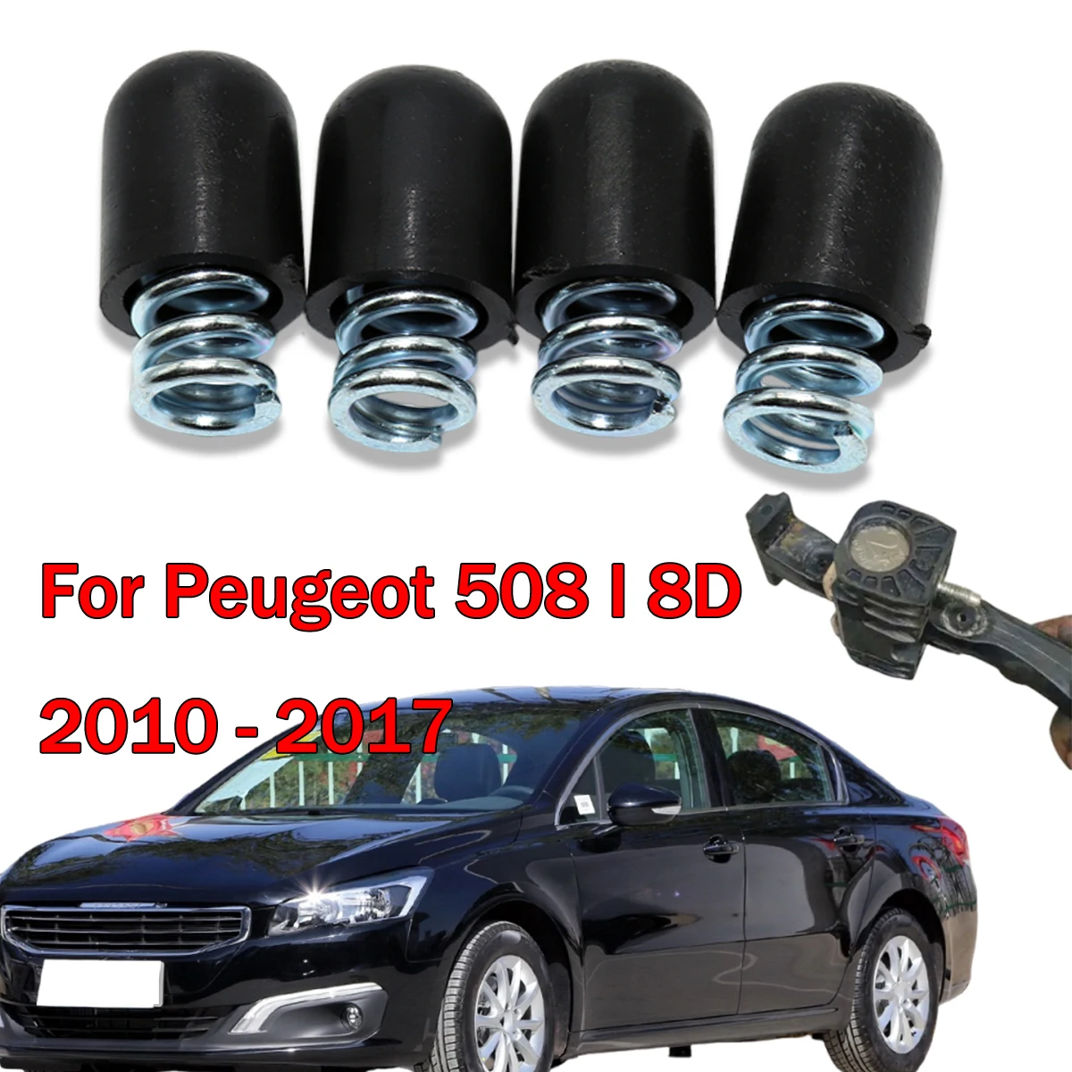 

For 2 Door Car Door Check Strap Limiter Repair Kit Stopper Damping Clips Spring For Peugeot 508 I 8D 2010 2011 2012 2013-2017