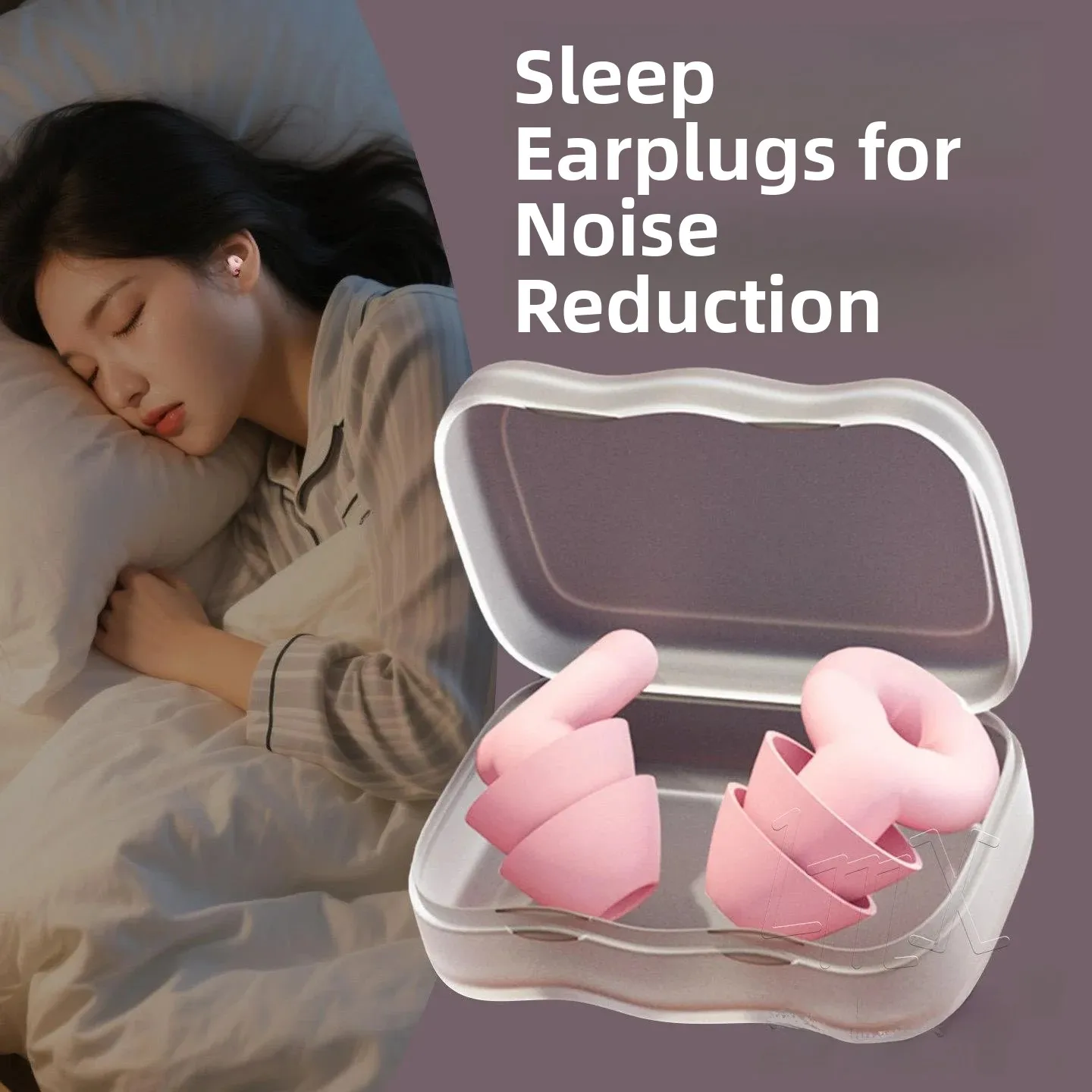 睡眠用ノイズキャンセリング耳カバー-ノイズリダクション用特殊耳栓-夜間用ノイズ防止いびき防止グッズ