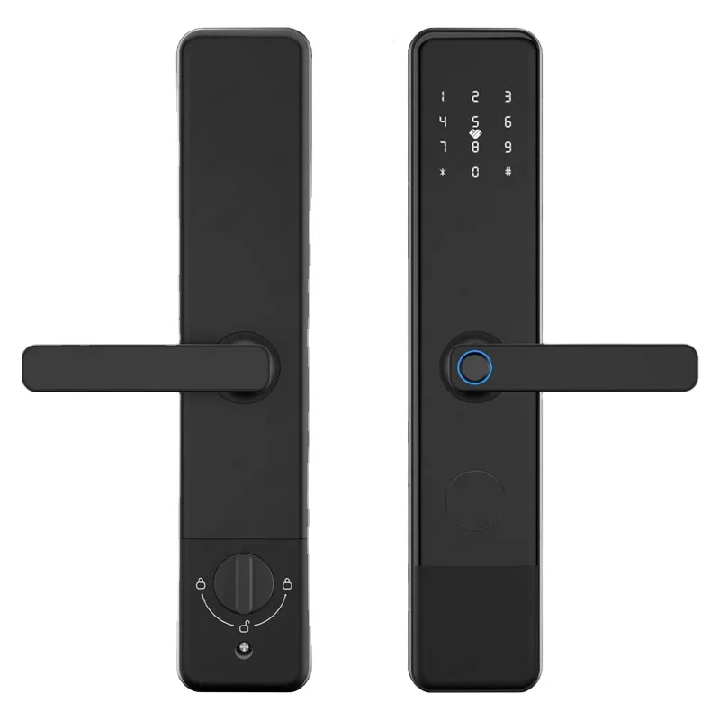 

Цифровая ручка двери, умный замок без ключа, отпечаток пальца, Wi-Fi, умный рычаг, дверной замок, умные замки для входной двери