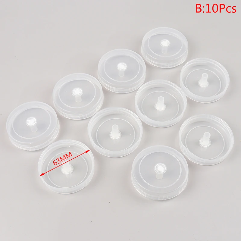 10 قطعة 63 مللي متر غطاء زجاجة ثقافة الأنسجة مقاوم للفطريات غطاء قابل للتنفس