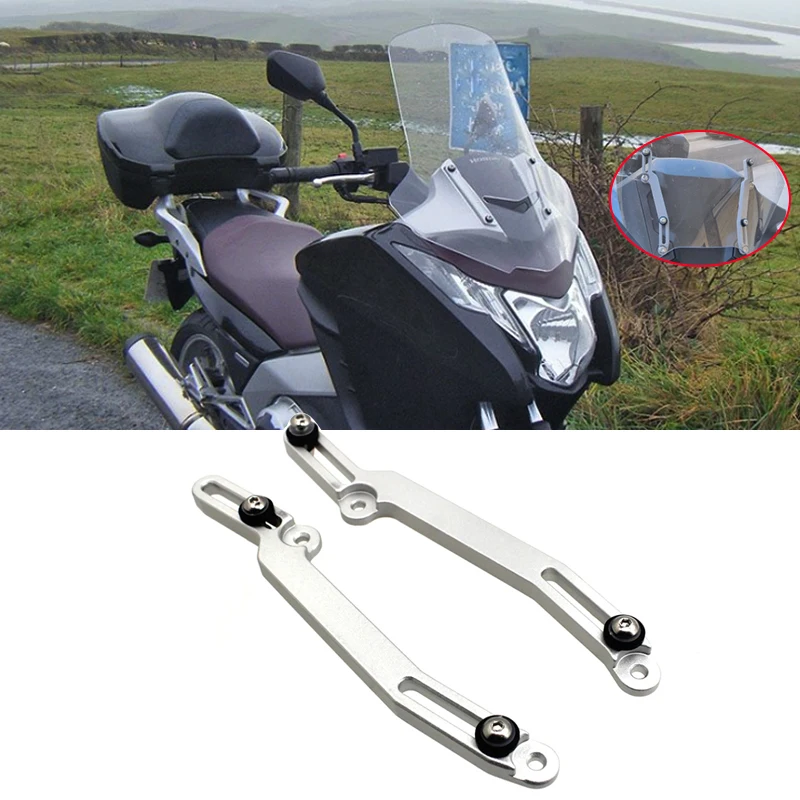 For HONDA NC700D NC750D FORZA750 Forza 750 Motorcycle Windscreen Adjusters Airflow Adjustable Windscreen Wind Accessories