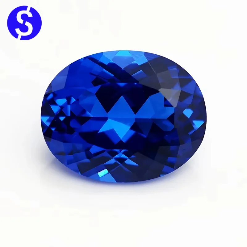 

New Arrival Oval Cut Blue Cobalt Spinel Loose Gemstone Diamond for Fashion Jewelry Making