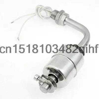 Liquid Water Level Stainless Steel Right Angle Floating Switch 15cm Long
