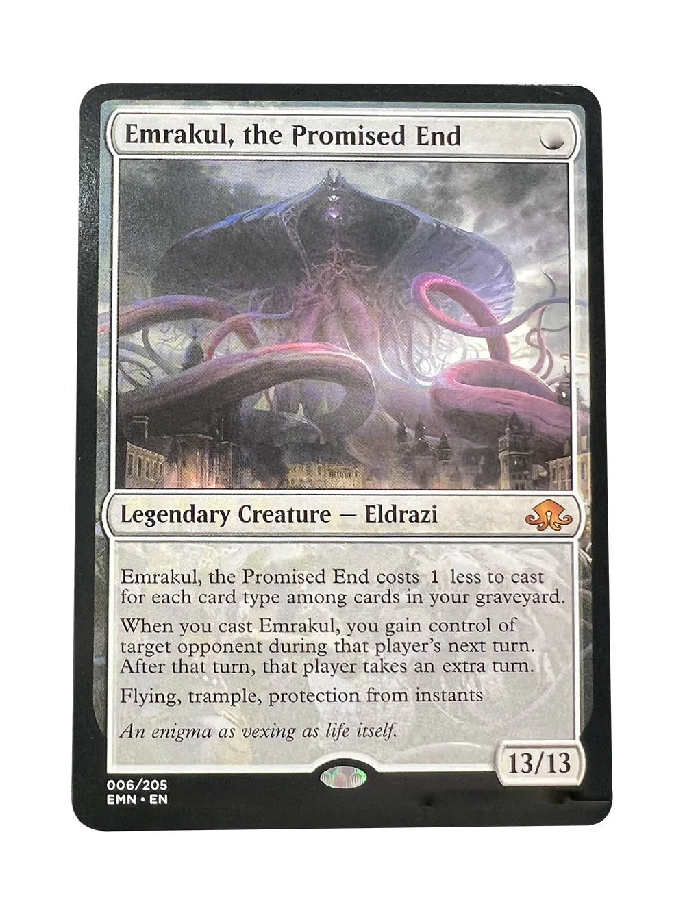 Holo 18 Emrakul, the Promised End TCG Magical Cards Game Top Quality Proxy  Playing Cards Board Game Trading Cards Proxy