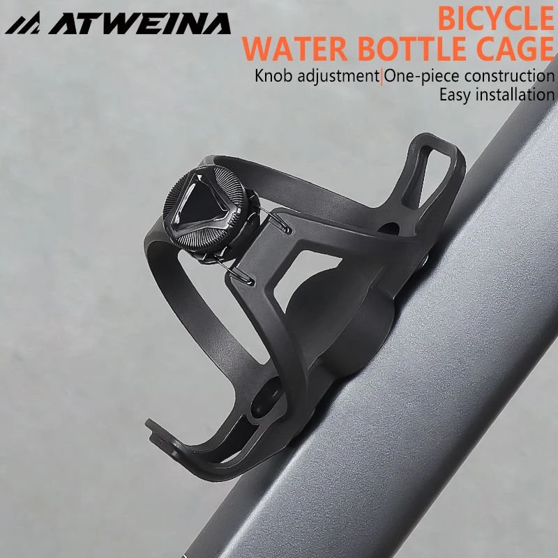 

ATWEINA Road Bicycle Button Rotating Water Bottle Holder Compatible With Air Tag Tracker Holder Mountain Bike Cup Holder