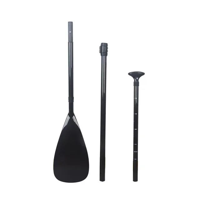carbon fiber paddle surfboard adjustable segmented aluminum alloy single-head and double-head paddle canoe paddle For Sale